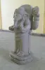 Product image 6 of the product “Standing Ganesha, 62 cm height, riverstone, stonemasony ”